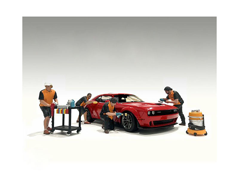 1/24 Scale Model Figure Set - 6 Piece Highly Detailed Miniature Figures for Car Dioramas & Model Scenes | Perfect for Train Sets, Military Models & DIY Crafts