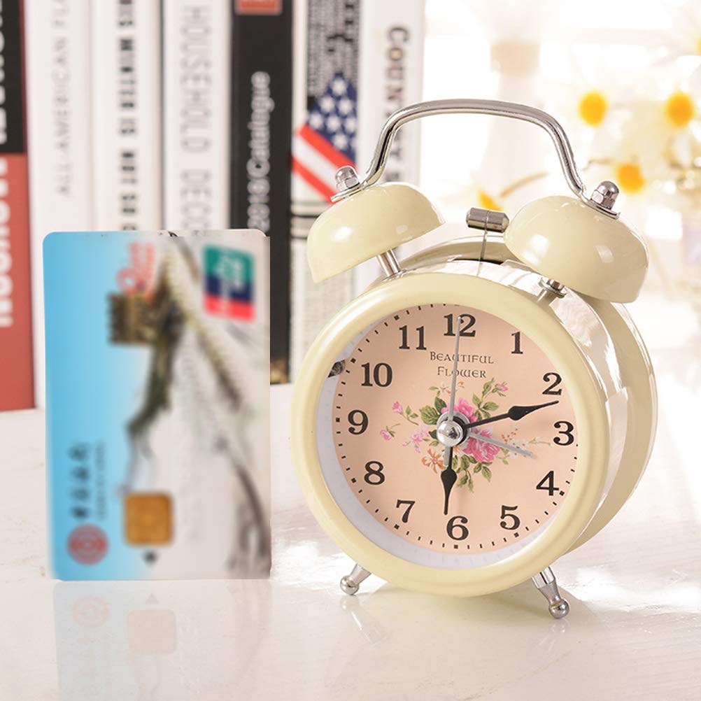 ARTIBETTER 1pc Metal Alarm Clock with Night Light for Students - Perfect for Bedroom, Desk, Dorm & Office Use