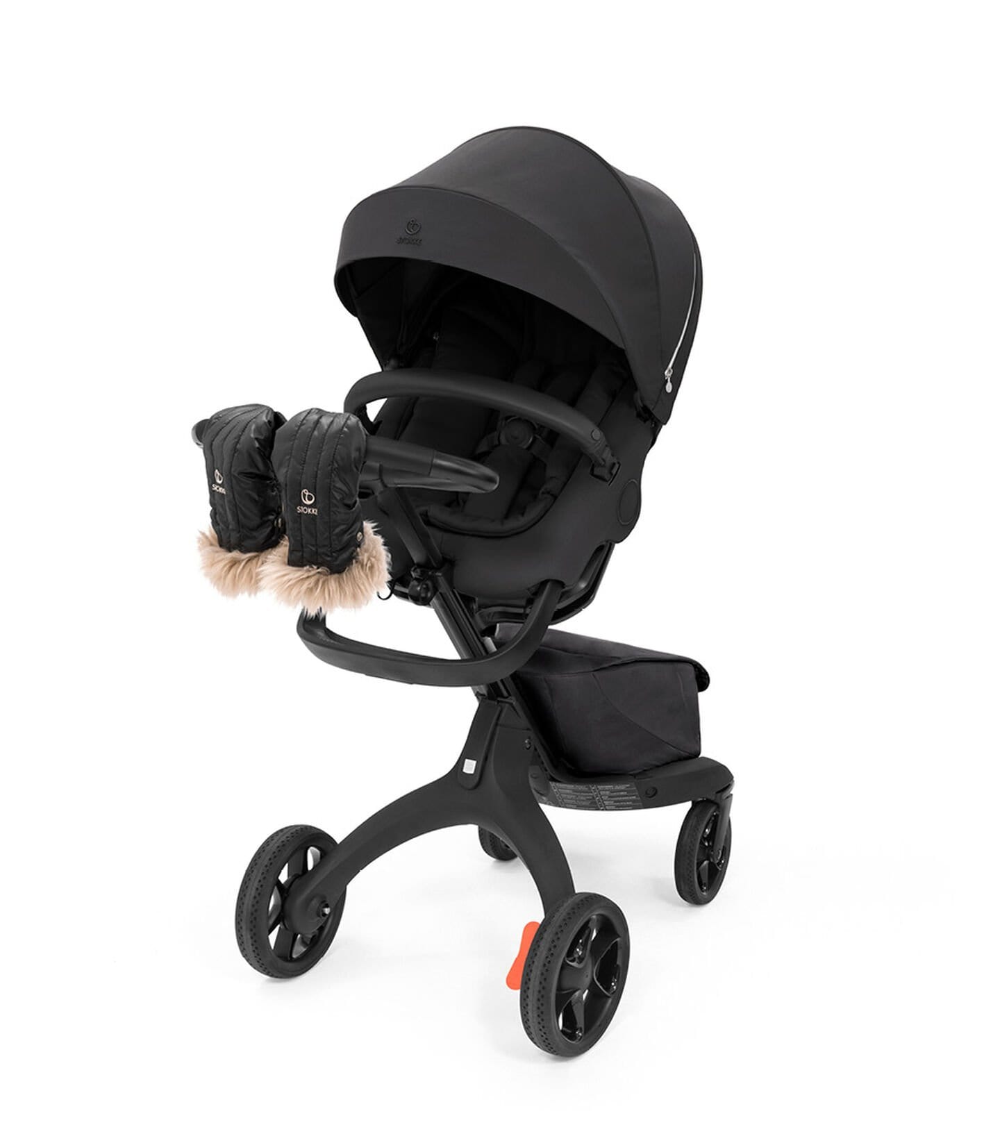 Stokke Xplory X Winter Kit - Black Stroller Accessories for Cold Weather | Baby Stroller Winter Cover & Footmuff for Newborn to Toddler | Perfect for Snowy Days & Outdoor Adventures