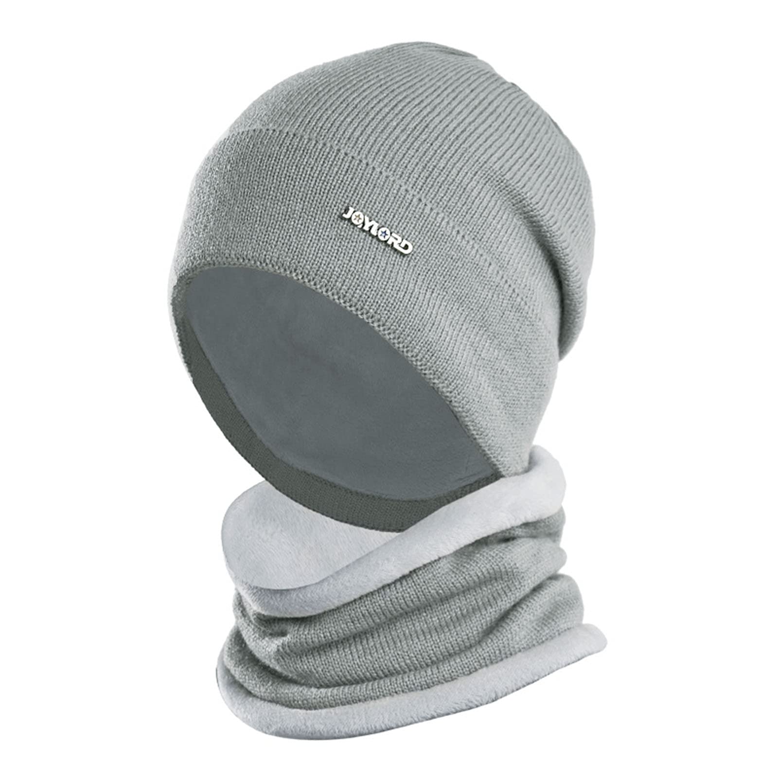 Warm Winter Hats and Scarf Set - Fleece Lined Knit Beanie & Neck Warmer for Men & Women | Cold Weather Accessories for Outdoor Activities