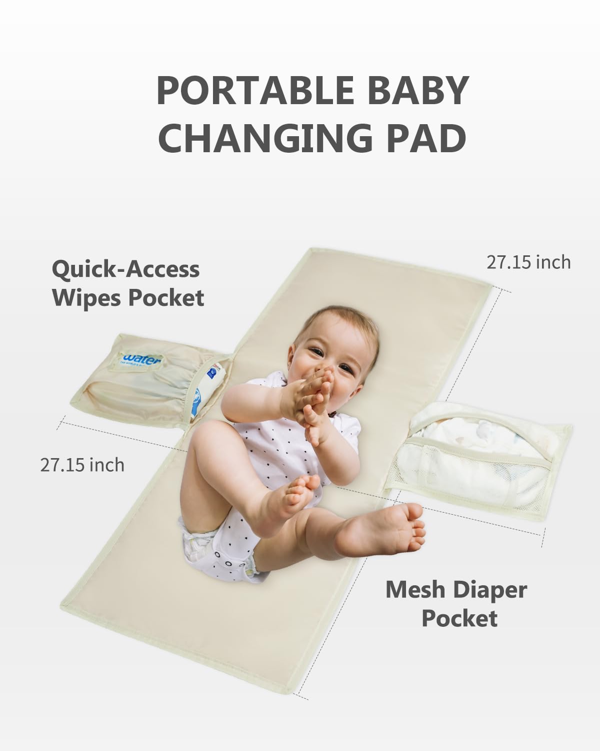 CEI-CEI Insulated Neoprene Diaper Backpack for Baby & Travel - Large Waterproof Maternity Bag with Changing Pad & Thermal Pockets | Perfect for Newborn Care, Daycare, Family Outings & Airplane Trips