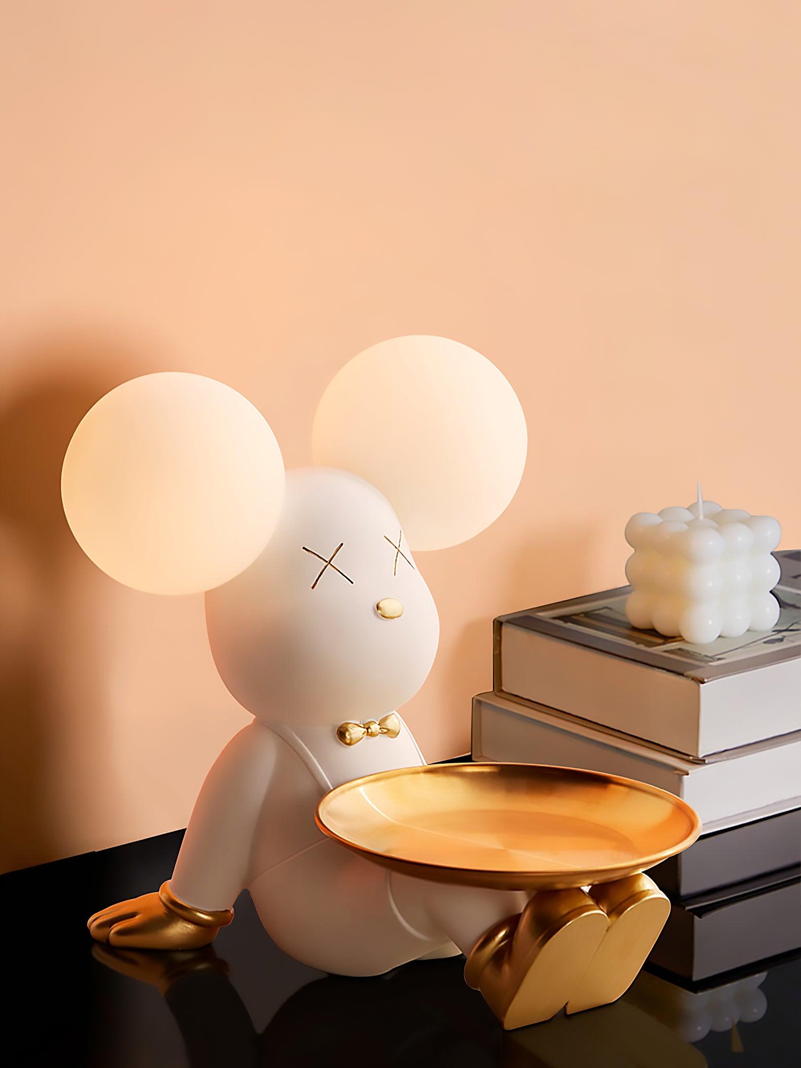 Violent Bear Tray Desk Lamp - Adjustable LED Reading Light with USB Charging Port for Study, Office & Bedroom - Perfect for Night Reading, Working & Home Decor