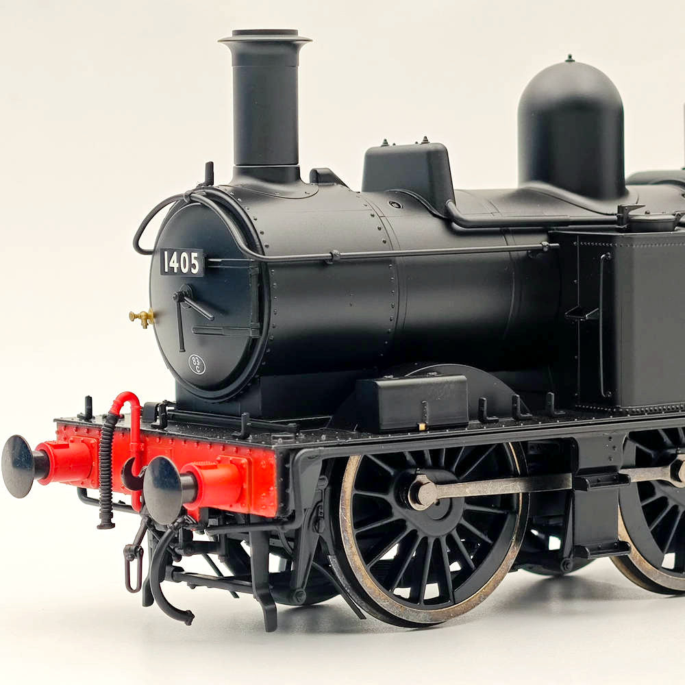 Dapol 7s 006 021 O Gauge 14xx Class BR Early Crest Black 1405 21DCC Model Train Locomotive - Perfect for Collectors, Railway Enthusiasts & Model Train Layouts