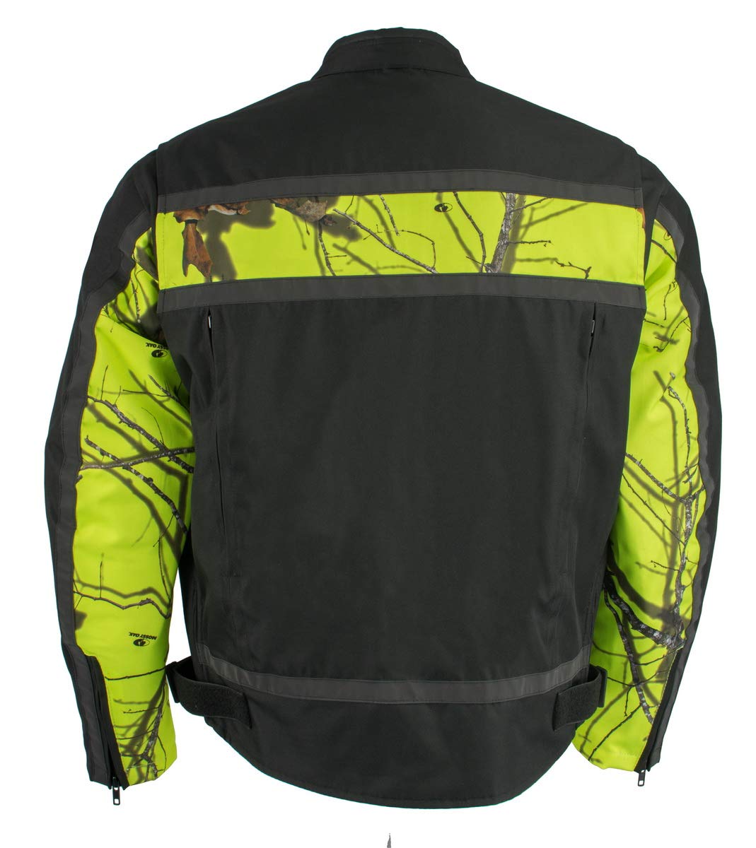 Milwaukee Leather Men's Textile Motorcycle Jacket - Oak (N.Green Mossy, 5X) - Durable Riding Gear for Harley & Cruiser Bikers - Perfect for Commuting & Road Trips