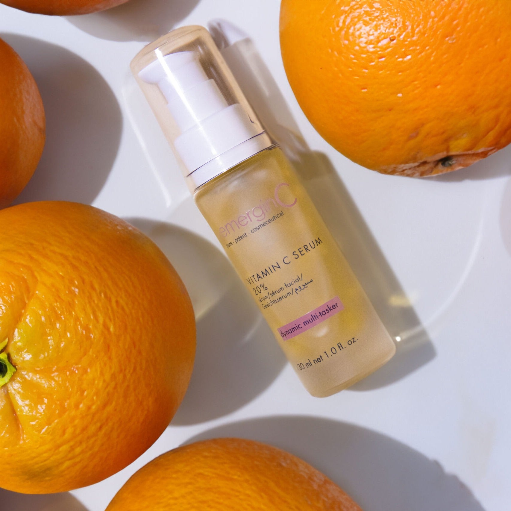 EmerginC 20% Vitamin C Serum for Face - Brightening & Anti-Aging Facial Treatment - Perfect for Morning Skincare Routine & Reducing Dark Spots