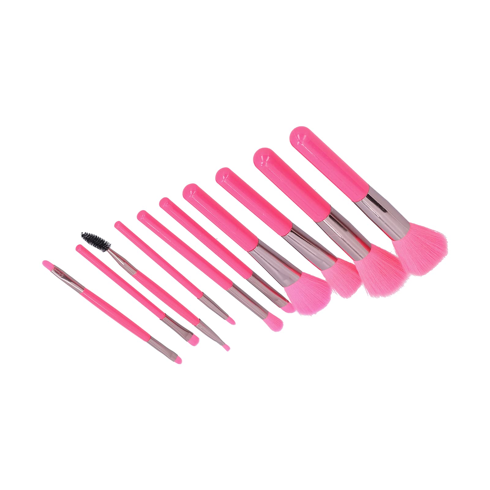 10Pcs Professional Makeup Brush Set - Rose Gold Cosmetic Brushes for Face & Eye Makeup | Soft Blending Foundation Concealer Eyeshadow Brushes | Perfect for Daily Makeup & Professional Makeup Artists