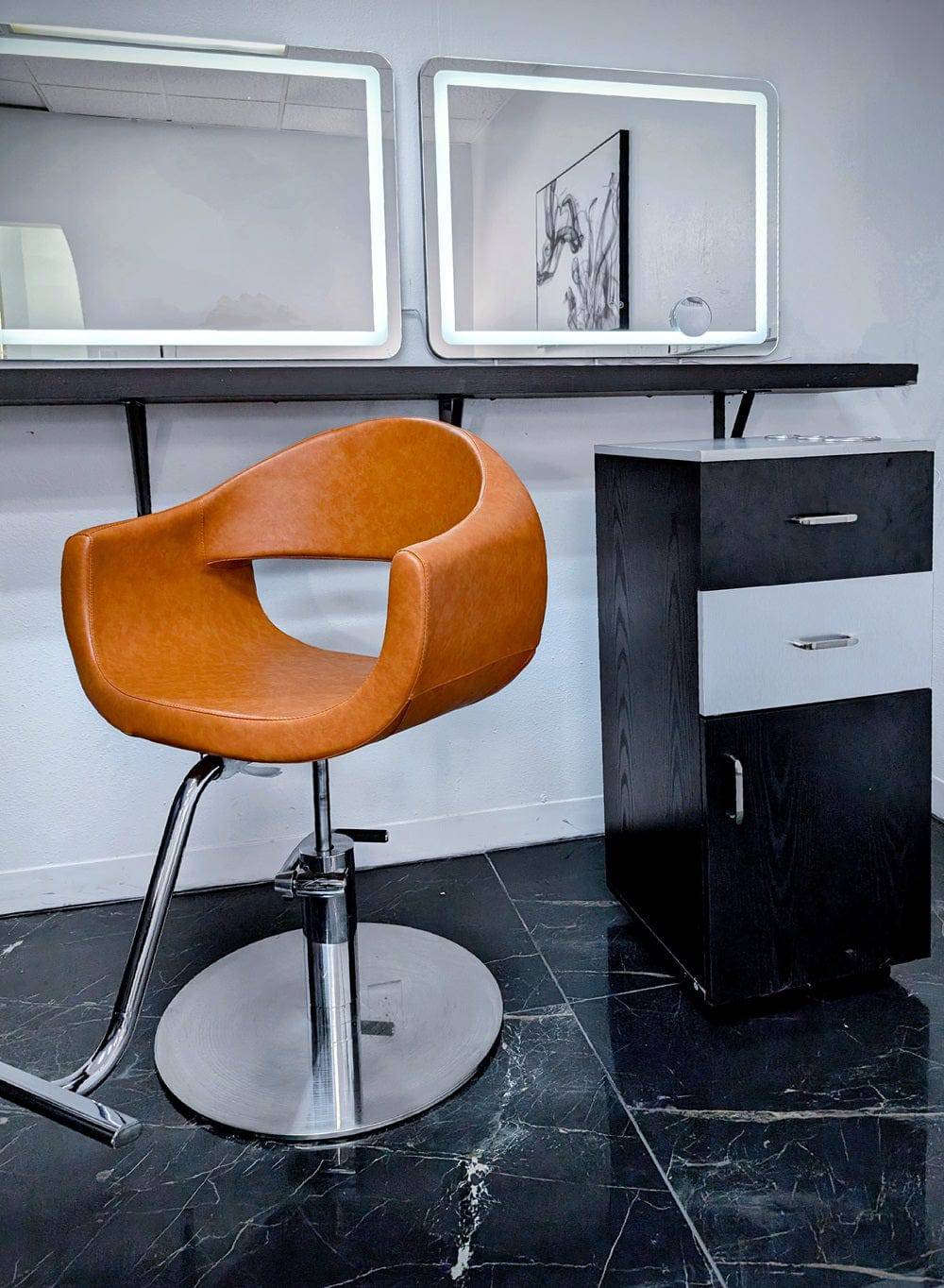 Bella Rolling Styling Station - Professional Mobile Hair Salon Cart with Wheels for Stylists & Barbers - Perfect for Salon, Home, and Travel Use