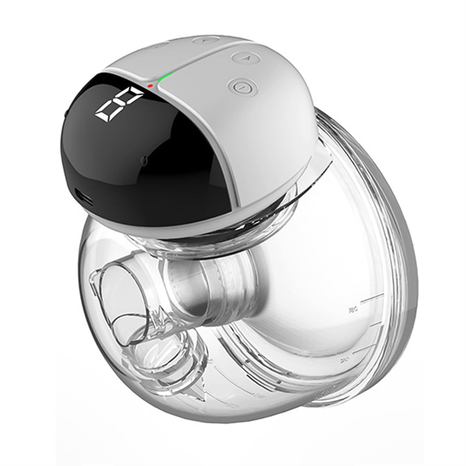 Wearable Hands-Free Electric Breast Pump - Silent, Pain-Free & Portable In-Bra Breastfeeding Pump for Discreet Use at Work, Travel or Home
