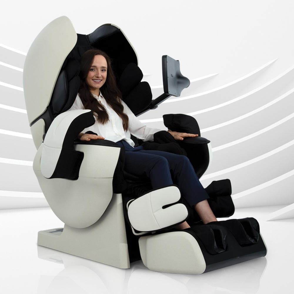 Inada Robo Massage Chair - Full Body Shiatsu Massage Recliner with Zero Gravity, Heat Therapy & Air Compression for Home/Office Use - Perfect for Relaxation, Pain Relief & Stress Relief