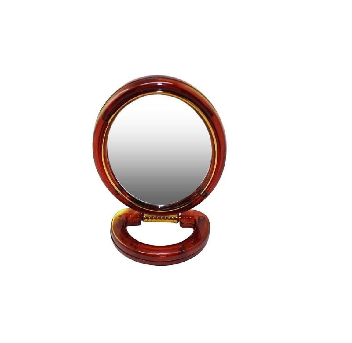 **Avisa Oval Double-Sided Magnifying Makeup Mirror with Handle & Stand - Portable Travel Mirror for Women, Lightweight & Compact (1 Pack) - Perfect for Home, Travel, and Professional Makeup Application**