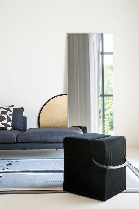 Driade Blocco Pouf - Modern Stylish Ottoman for Living Room, Bedroom & Lounge - Perfect for Extra Seating, Footrest & Home Decor
