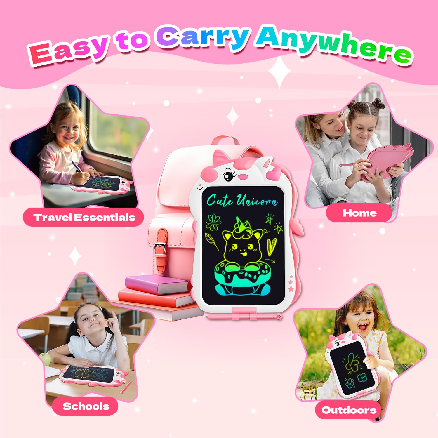 Unicorn LCD Writing Tablet for Kids - 8.5