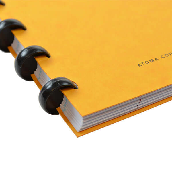 Atoma Classic Colours Card Cover Disc Bound Refillable Notebook 165 x 210mm - Customizable Planner for Office, School & Journaling