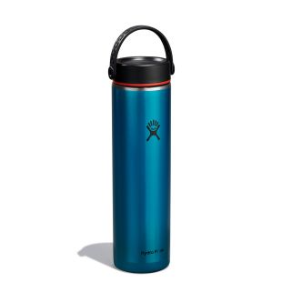 24 oz Lightweight Wide Mouth Water Bottle for Hiking, Camping & Outdoor Adventures - BPA Free Leak Proof Stainless Steel Insulated Bottle for Hot & Cold Drinks