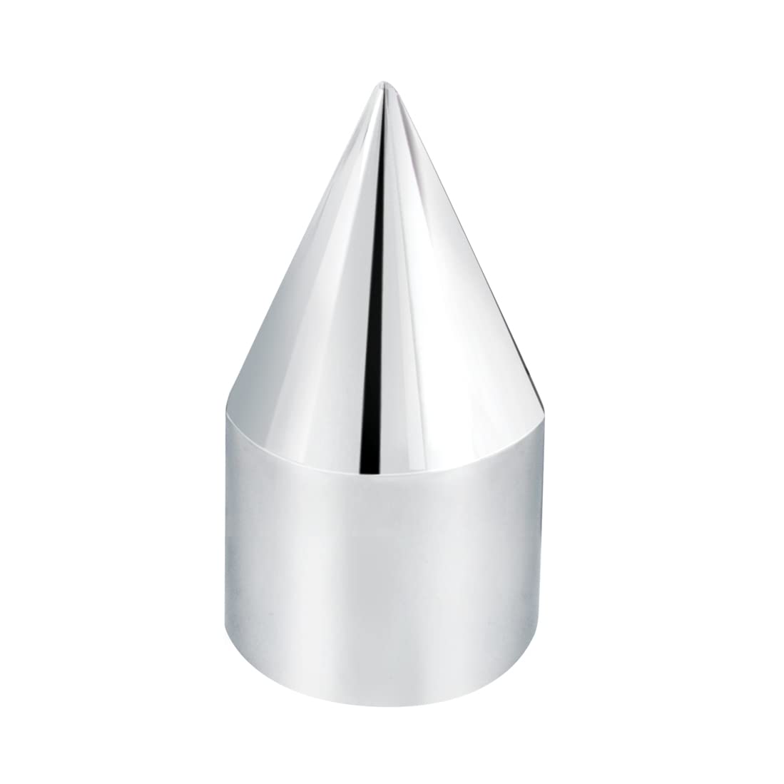 United Pacific 10767B Chrome Plastic Spike Wheel Lug Nut Cover - 15/16