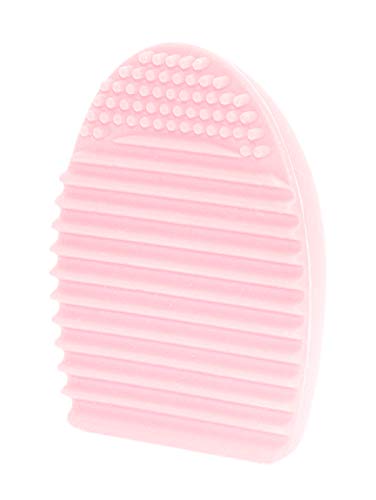 Brushworks Silicone Makeup Brush Cleaner - Professional Brush Cleaning Mat for Foundation, Eyeshadow & Blush Brushes - Perfect for Home & Travel Makeup Kit Organization