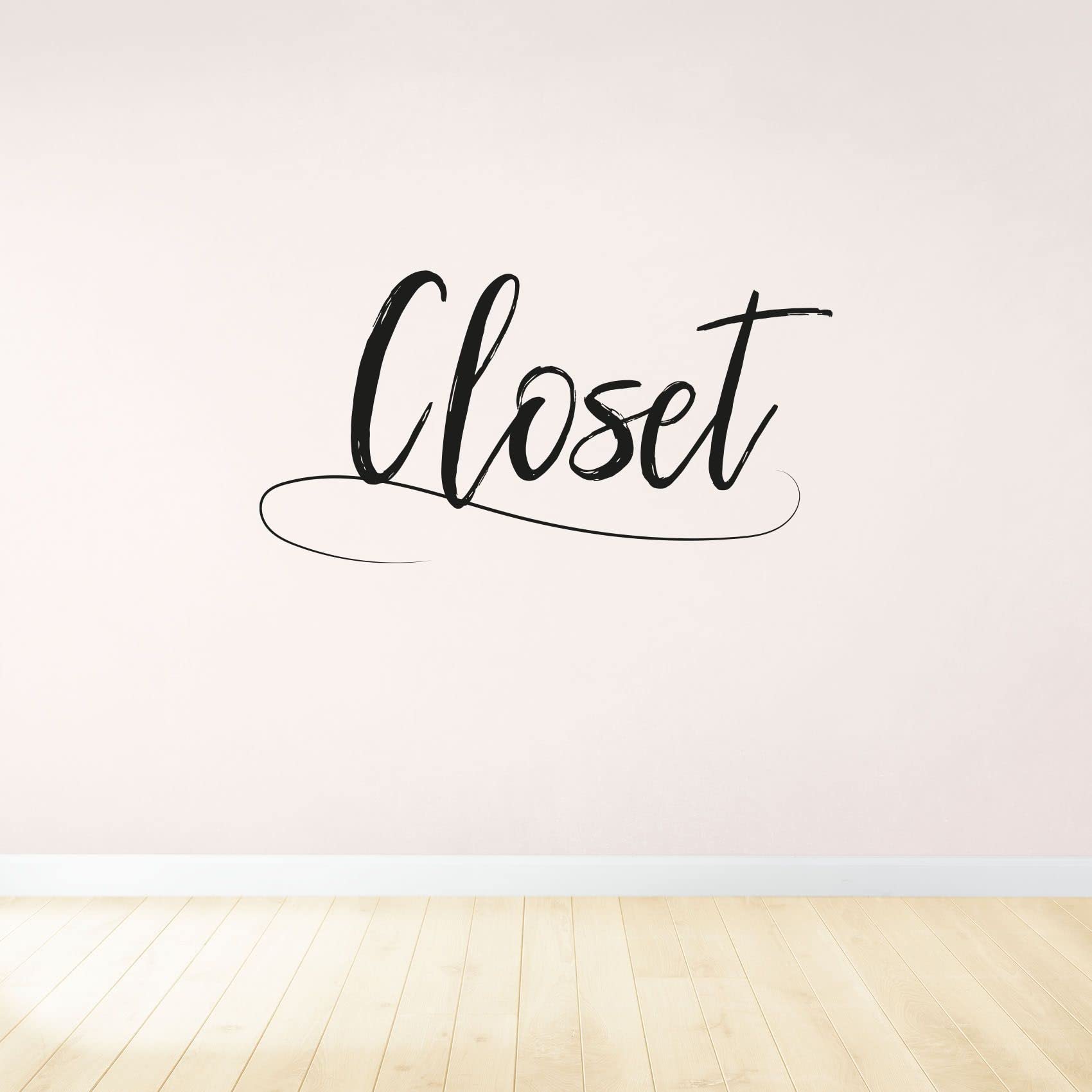 12x30 Inch Vinyl Wall Art Decal - Shoe Closet Storage Organizer, Dresser & Wardrobe Cabinet Label for Home Dressing Room - Perfect for Bedroom, Walk-in Closet & Nursery Organization