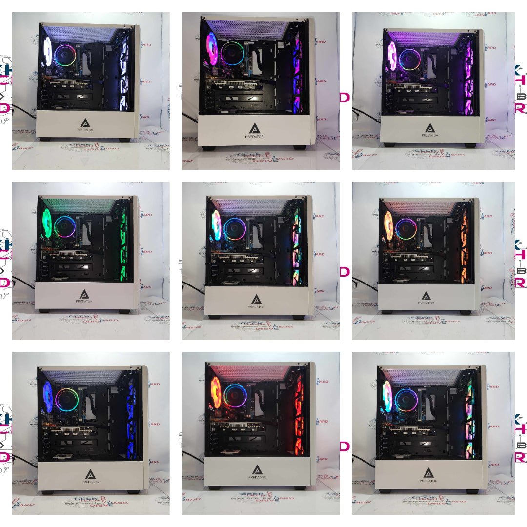 Pinnacle Gaming PC Desktop Computer - Intel Core i5, NVIDIA RTX 2060, 8GB/16GB/32GB RAM, 500GB/1TB/2TB SSD, RGB Lighting, WiFi - Perfect for Esports, Streaming & 4K Gaming