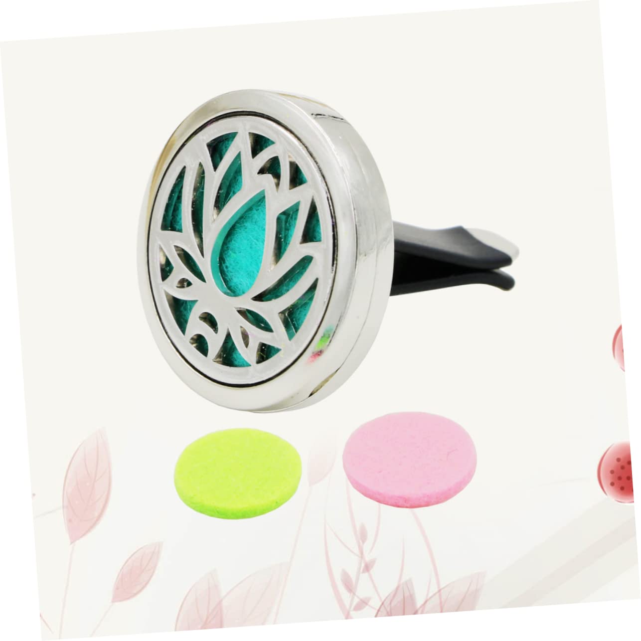 FAVOMOTO 2 Pack Car Air Freshener Diffuser - Essential Oil Aromatherapy Diffuser for Vehicles, Home & Office | Long-Lasting Fragrance, Stylish Design for Car Interior & Room Decor
