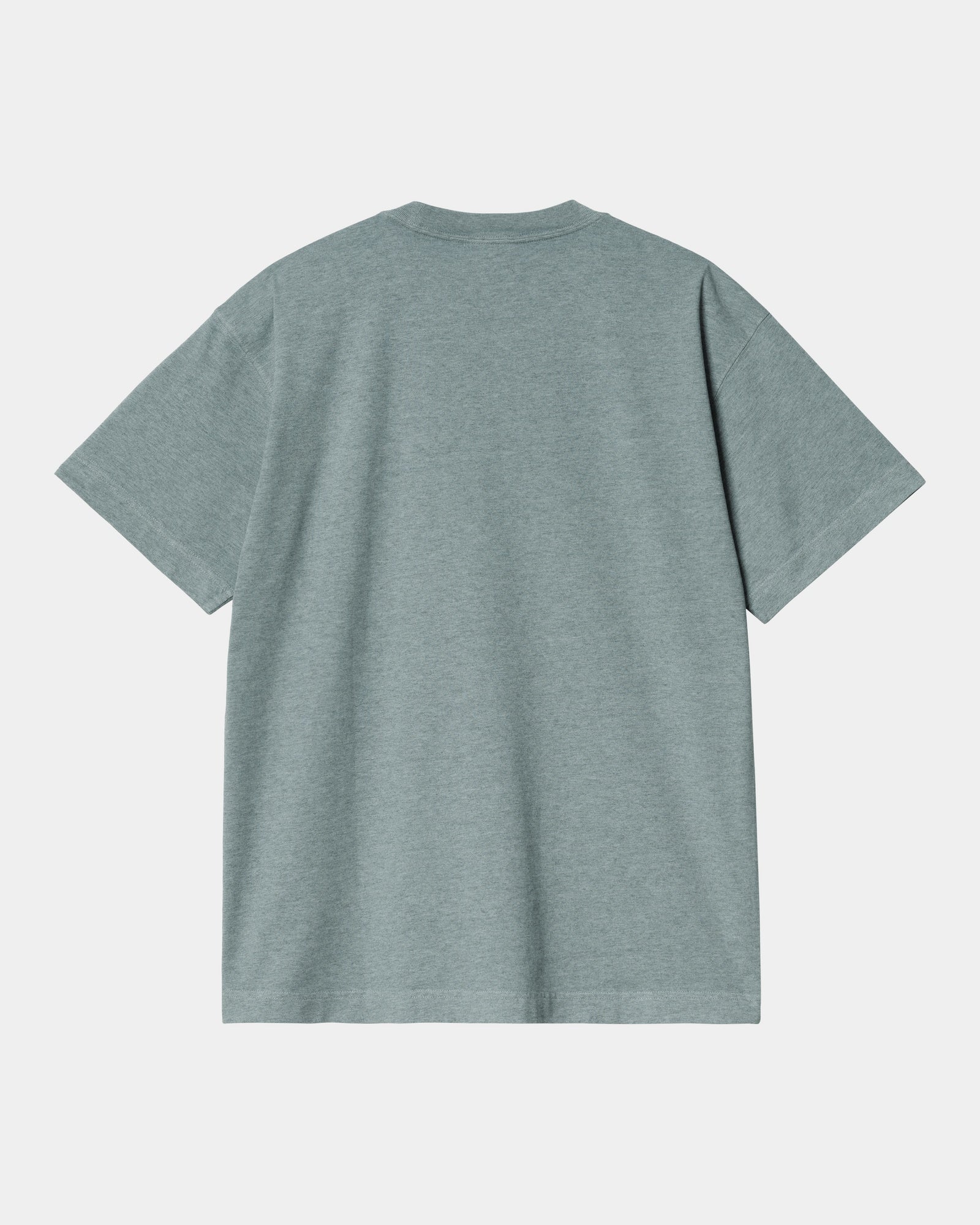 Premium Caspian T-Shirt for Men | Soft Clay Blue Heather Cotton Tee | Casual Wear, Gym, Travel & Everyday Comfort
