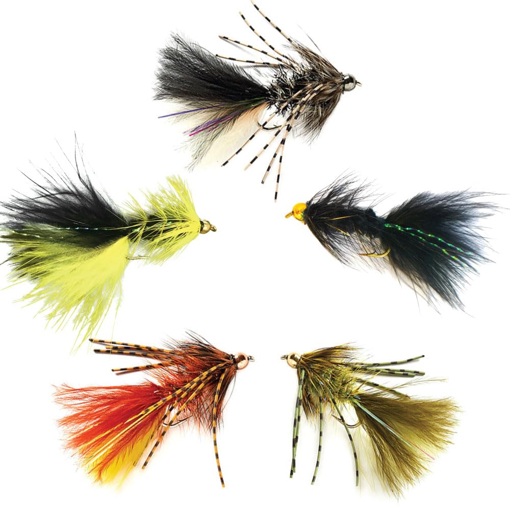 BH Woolly Bugger Wet Fly Fishing Streamer Flies - Best for Bass, Panfish, Trout Fishing | Perfect for Freshwater Streams, Rivers, and Lakes
