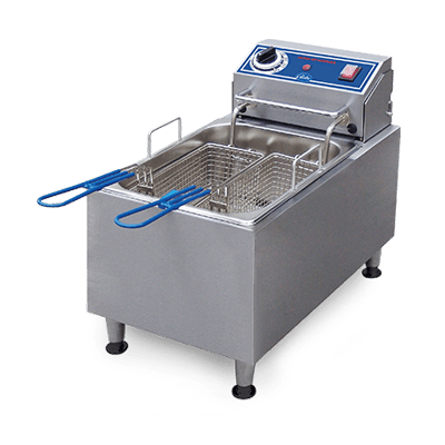 Globe PF10E 10 lb. Commercial Countertop Electric Deep Fryer - Perfect for Restaurants, Food Trucks & Home Kitchen Use