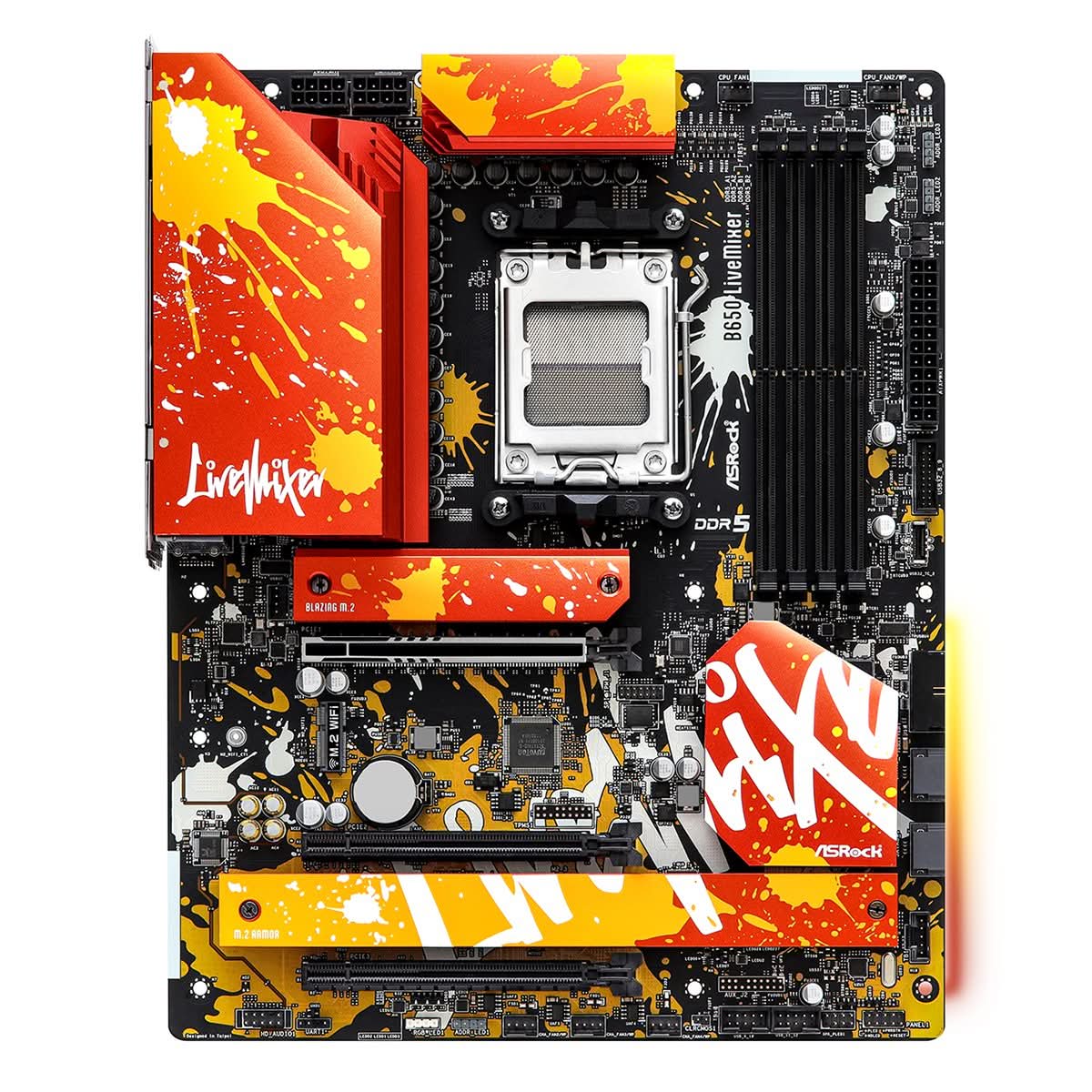 ASRock B650 LiveMixer AM5 ATX Motherboard - AMD Ryzen 7000 Ready, DDR5 Support, PCIe 5.0 - Perfect for Gaming PCs & Content Creation Workstations
