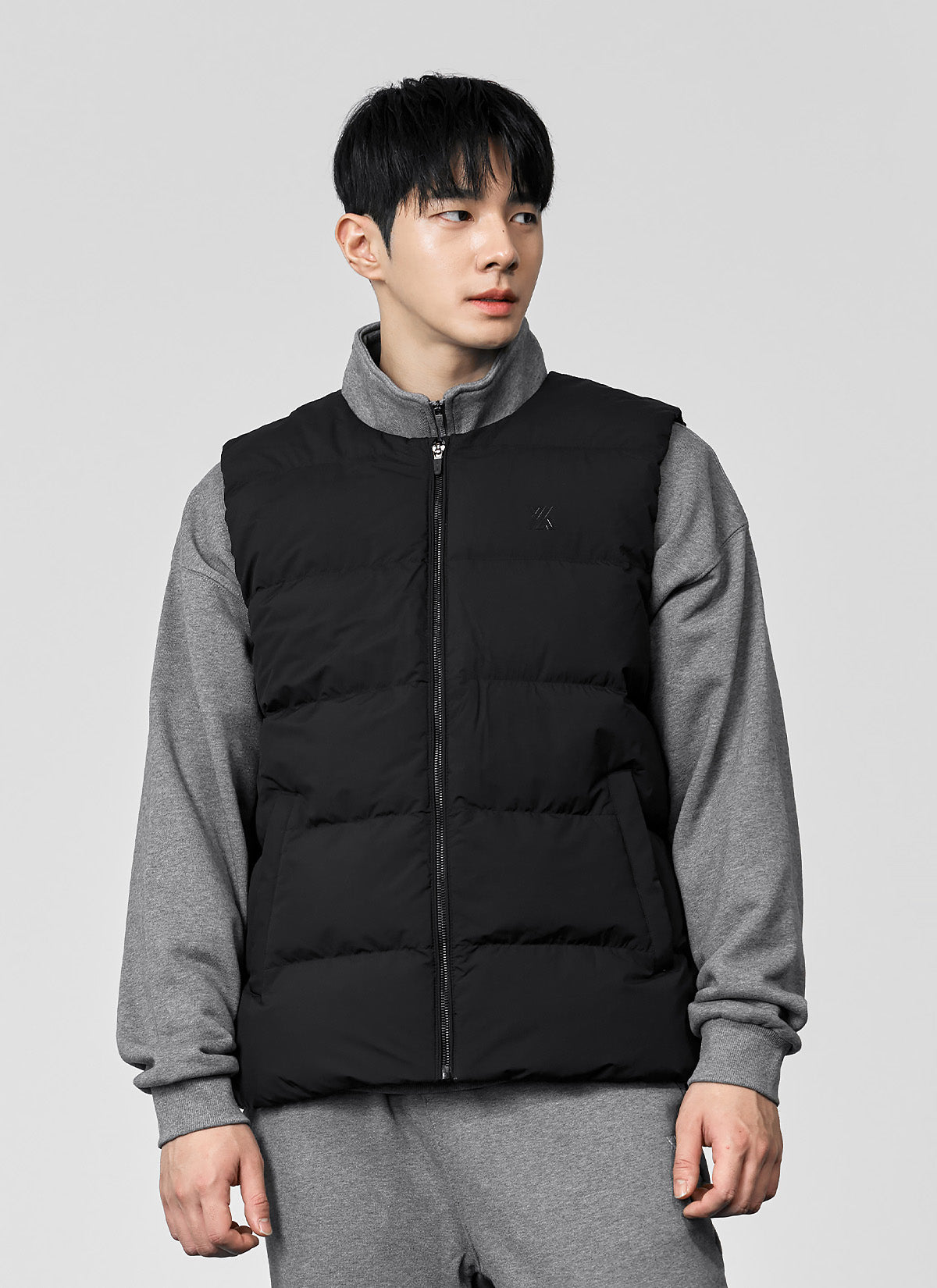 Premium Goose Down Round Neck Vest for Men & Women - Lightweight Warm Winter Puffer Vest for Outdoor Activities, Hiking, and Casual Wear