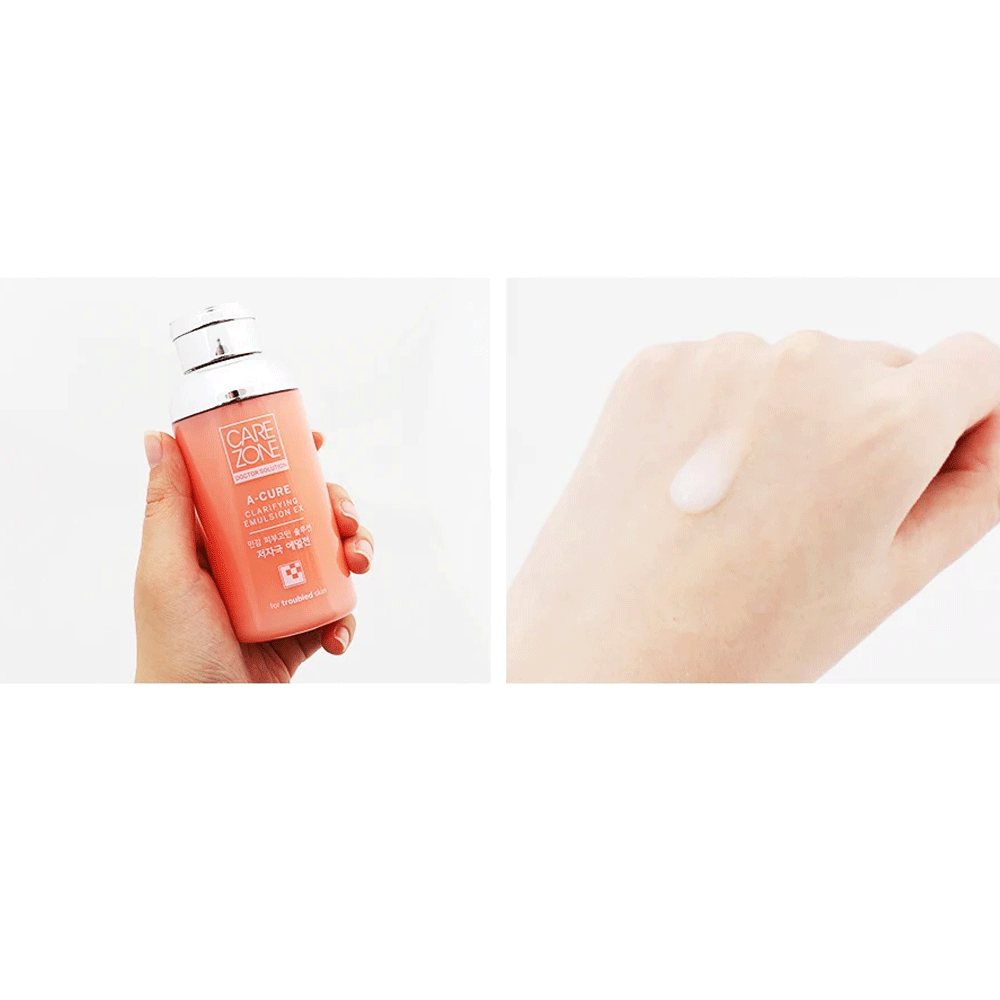 CAREZONE A Cure Clarifying Emulsion EX 170ml - Oil Control & Pore Minimizing Face Moisturizer for Acne-Prone Skin | Perfect for Daily Skincare Routine & Oily Skin Care