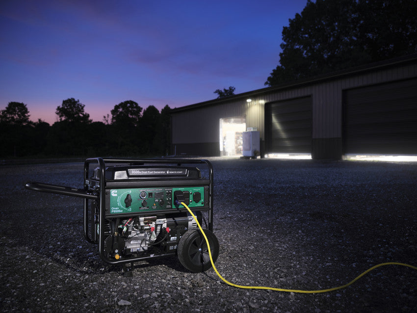 Cummins Onan P9500DF Dual Fuel (Gas/LPG) Portable Generator - 9500W Power for Camping, RV & Emergency Backup
