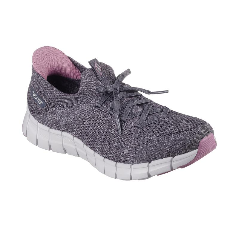 SLIP INS: FLEX STEP 104700/CHAR - Comfortable Slip-On Shoes for Men & Women - Perfect for Walking, Running, and Everyday Wear