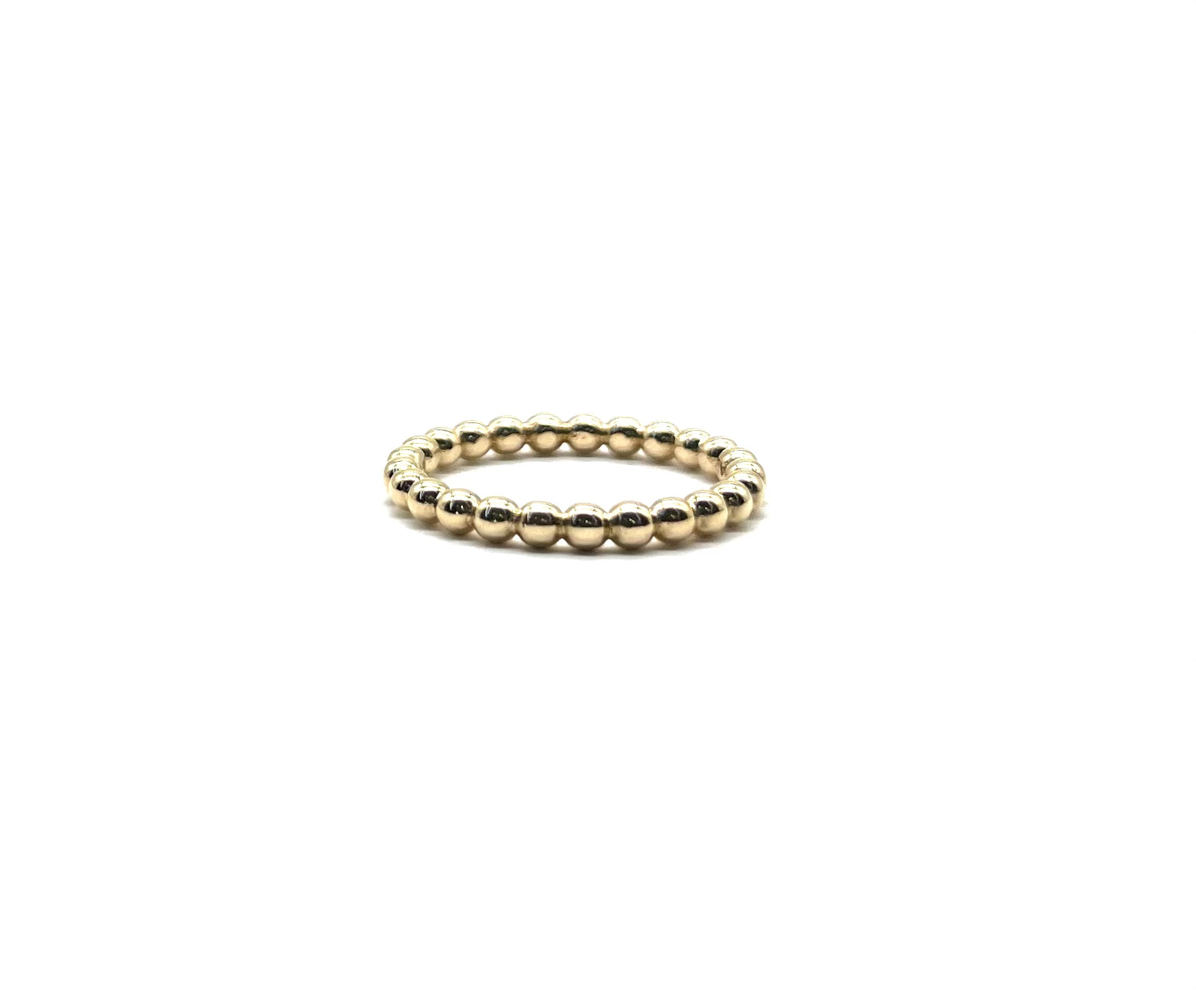 14K Gold Pandora Beaded Bracelet for Women - Elegant Stackable Beaded Bangle for Everyday Wear & Special Occasions
