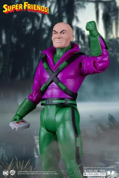 DC Super Friends Retro Lex Luthor Action Figure - Classic 8-Inch Collectible Toy for Display & Play - Perfect for DC Comics Fans, Collectors & Superhero Battles