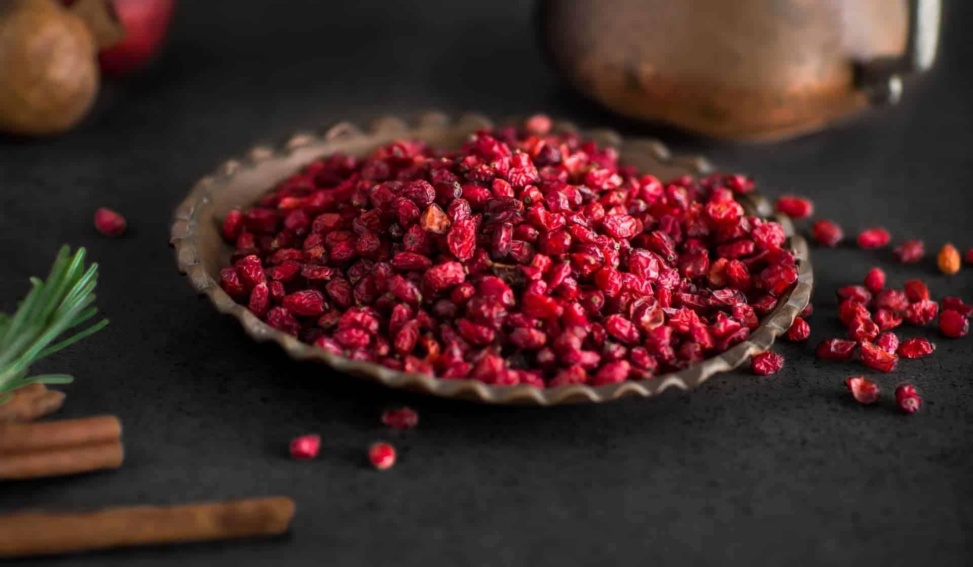 Premium Dried Barberries (Zereshk) - 16oz Bulk Pack - USDA Certified Organic, Non-GMO, Gluten-Free Iranian Snack - Perfect for Baking, Salads & Persian Cuisine