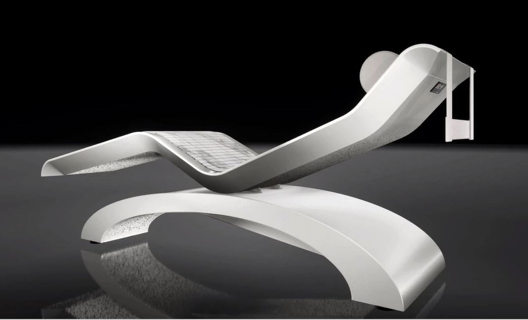 Diva Musive Infrared Heated Lounger - Premium Electric Massage Recliner with Heat Therapy for Home & Spa Relaxation | Classico by Fabio Alemanno | Perfect for Living Room, Bedroom & Wellness Centers