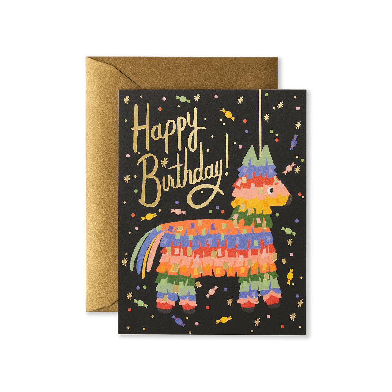 Personalized Piñata Birthday Greeting Card - Fun & Colorful Mexican Party Invitation - Perfect for Kids Birthday Parties, Cinco de Mayo Celebrations & Themed Events