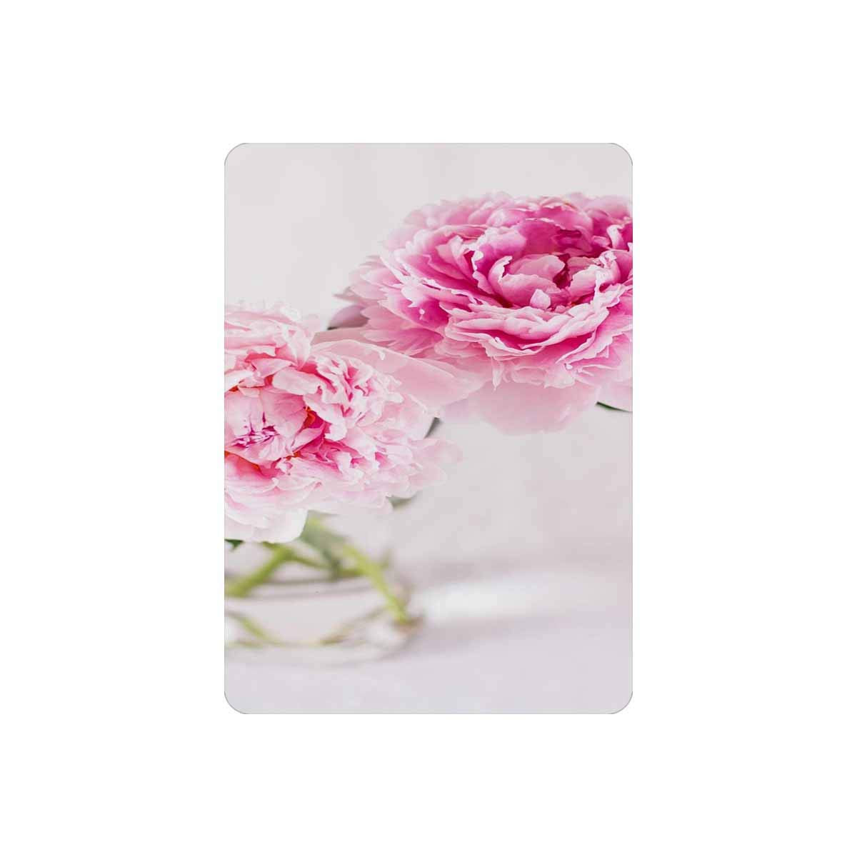 INTERESTPRINT Poker Cards - Standard Size Peony Pattern Deck for Card Games, Magic Tricks, and Family Game Nights