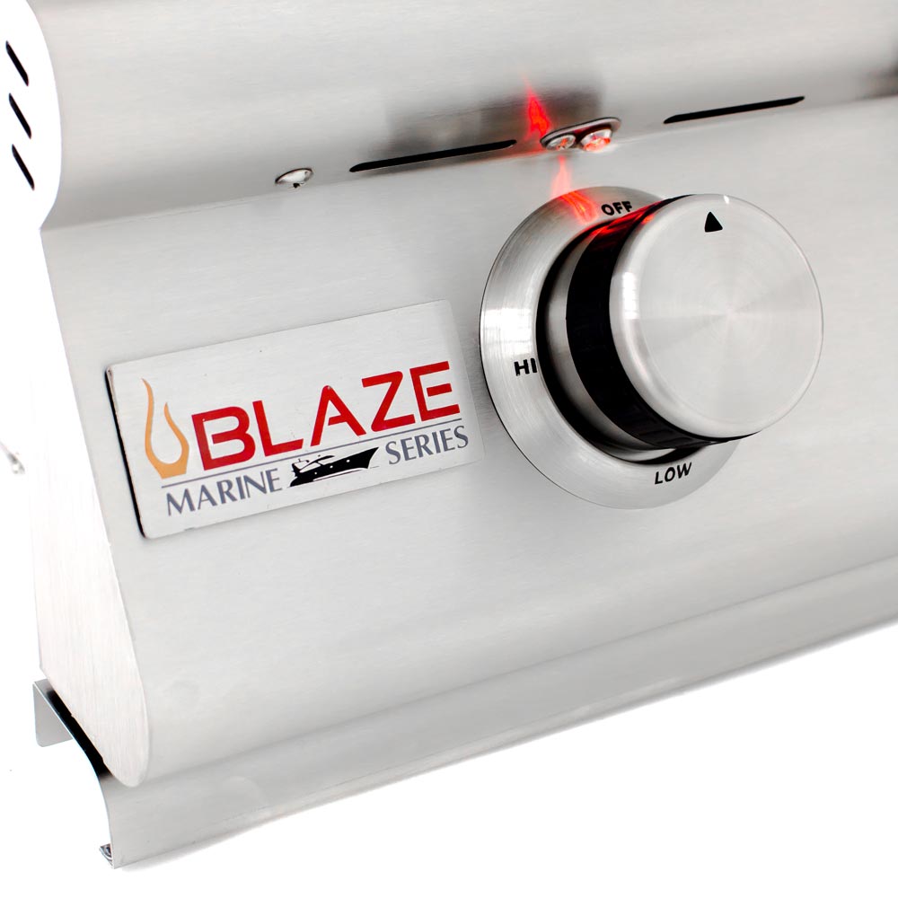 Blaze BLZ4LTE2MGLP 4-Burner LTE Gas Grill - 316L Marine Grade Stainless Steel - Perfect for Outdoor Cooking, Backyard BBQs & Patio Entertaining