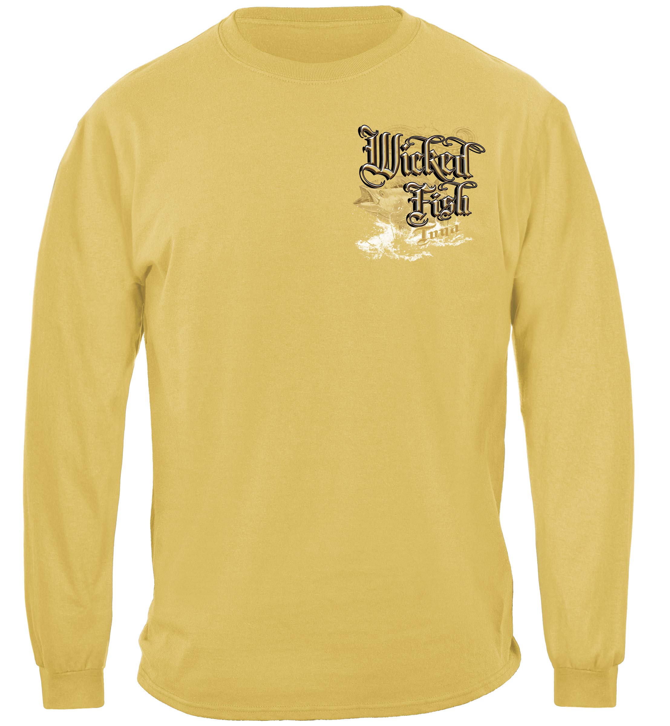Premium 100% Cotton Tuna Yellowtail Bluefin Fishing Long Sleeve Shirt for Men & Women - Breathable Casual Fishing Tee with Unique Fish Print - Perfect for Outdoor Activities, Beach Trips & Fishing Enthusiasts (XX-Large)