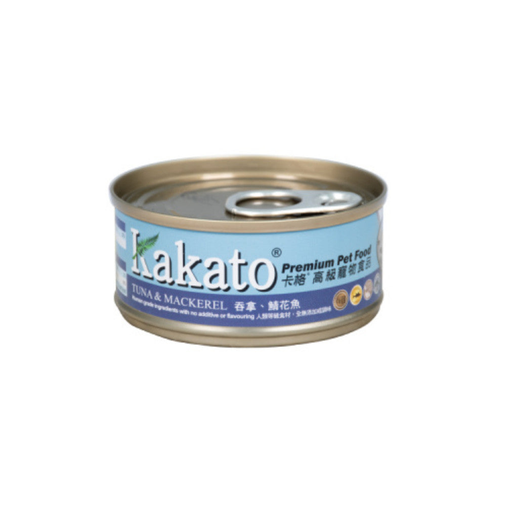 Premium Kakato 100% Human-Grade Wet Dog & Cat Food - 70g Can (Mix & Match Flavors) - Perfect for Picky Eaters & Senior Pets