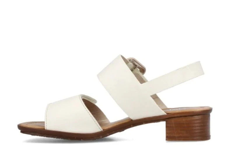Rieker 62663 White Women's Comfort Shoes - Stylish & Lightweight for Work, Walking & Everyday Wear