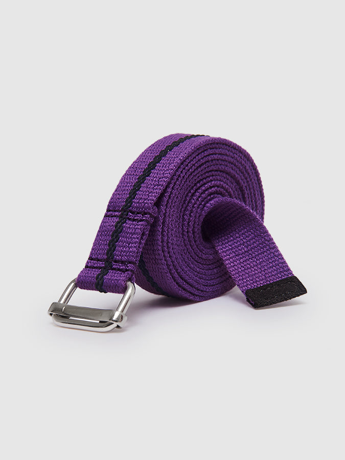 1 Inch Yoga Strap for Stretching & Flexibility - Durable Cotton Yoga Belt with Metal D-Ring - Perfect for Yoga, Pilates, Physical Therapy & Home Workouts
