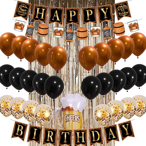 Whiskey Birthday Decorations