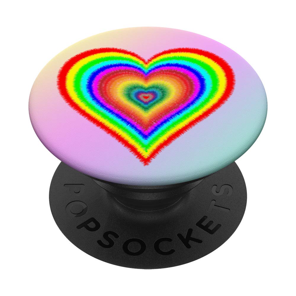 Gay Pride Rainbow Heart LGBTQ+ Equality Symbol - Perfect for Pride Parades, LGBTQ+ Events & Ally Support