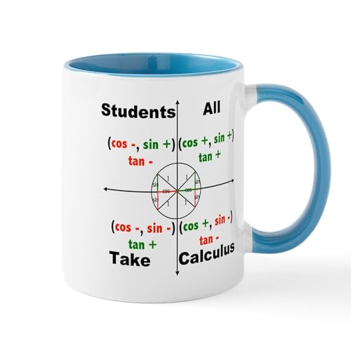 White/Blue Inside - All Students Take Calculus Mug