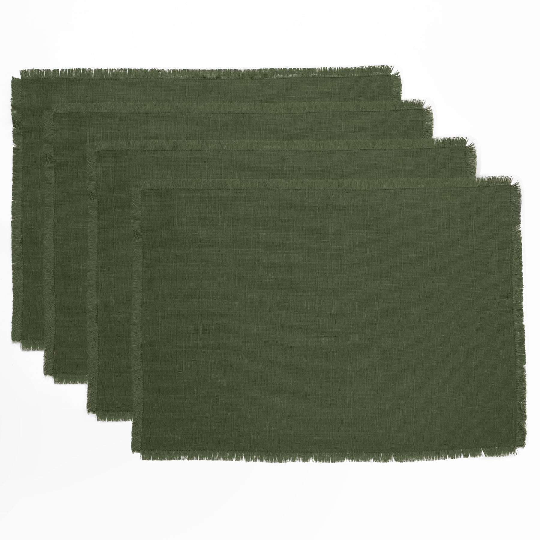 Stylish Fringe Placemats Set of 4 - Boho Chic Table Decor for Dining Room, Kitchen, or Outdoor Entertaining