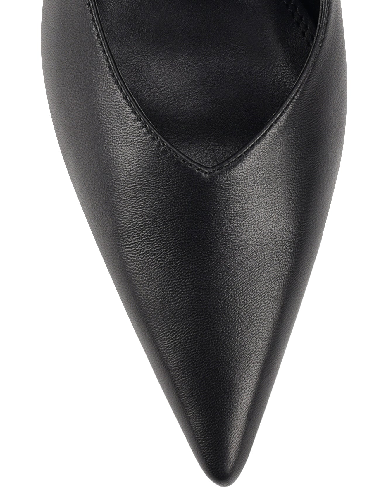 Zulu Full Pumps Black Leather Women's Fashion Shoes - Perfect for Office, Party & Evening Wear