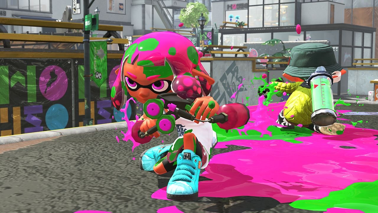 Splatoon 2 Game for Nintendo Switch - Multiplayer Shooter Action with Ink-Based Battles - Perfect for Family Game Nights & Competitive Online Play