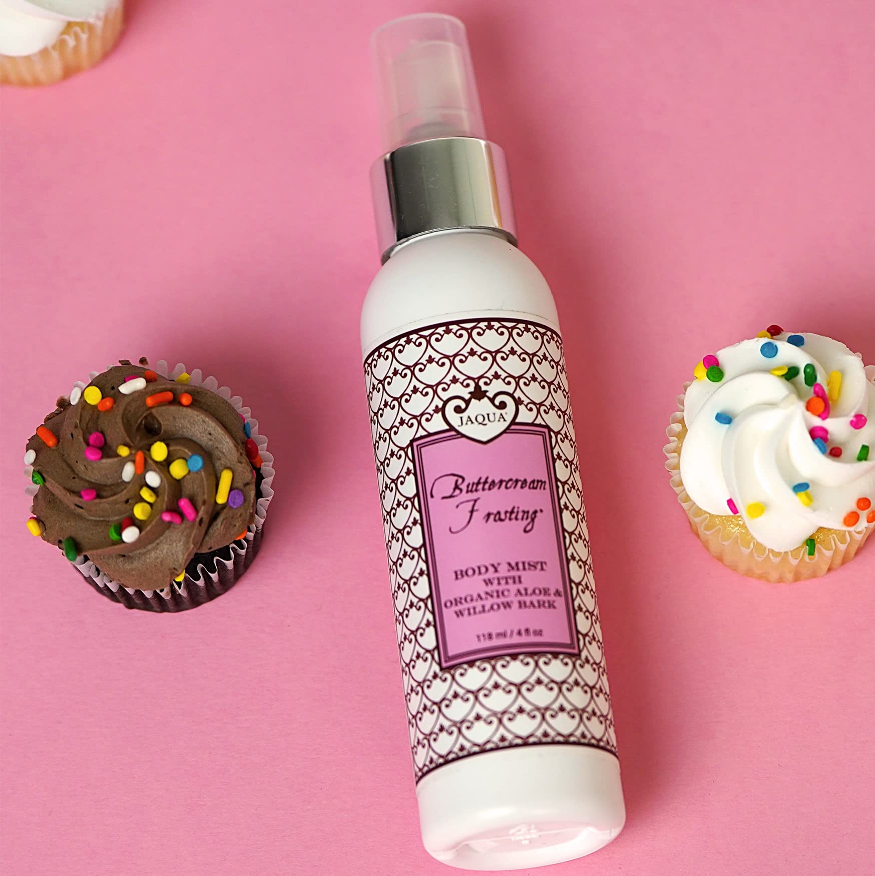 Organic Aloe Buttercream Frosting Hydrating Body Mist - Moisturizing & Refreshing for Dry Skin, Perfect for Daily Use & After Shower