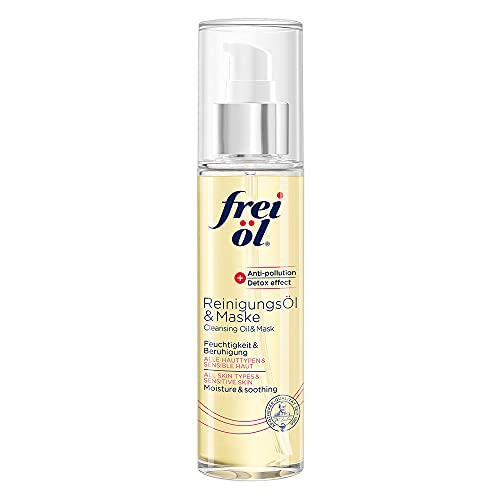Frei Oil Experts Cleansing Oil & Mask 100ml | Deep Pore Cleanser for Face & Makeup Removal | Perfect for Daily Skincare Routine & Spa Treatments